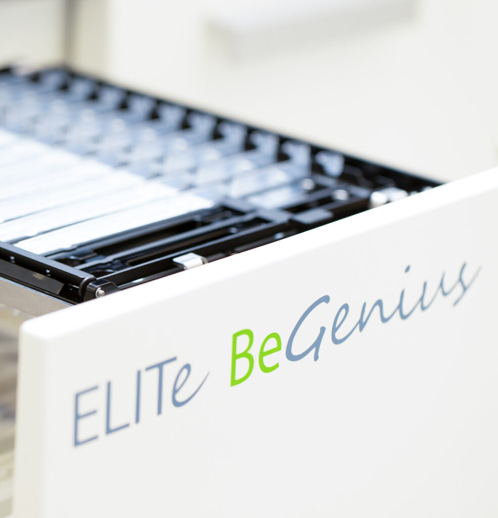 ELITe BeGenius real-time PCR, automated extraction amplification results